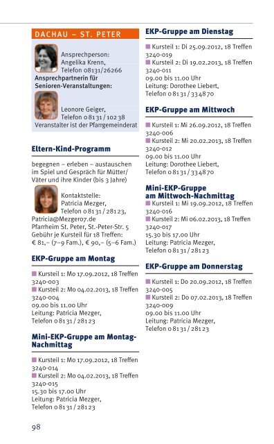 PROGRAMM - Dachauer Forum