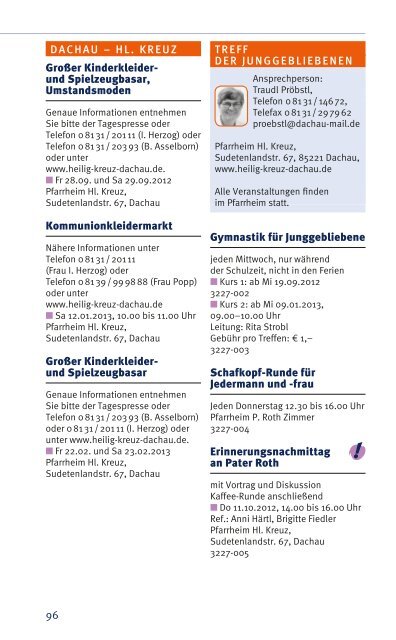 PROGRAMM - Dachauer Forum