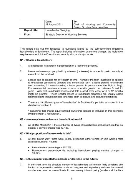 This Report Sets Out The Response To Questions Raised By The Sub This Report Sets Out The Response To Questions Raised By The Sub