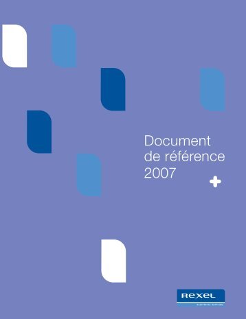 Document de rÃ©fÃ©rence 2007 - Rexel