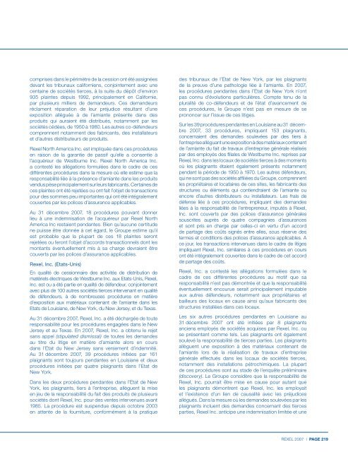 Document de rÃ©fÃ©rence 2007 - Rexel