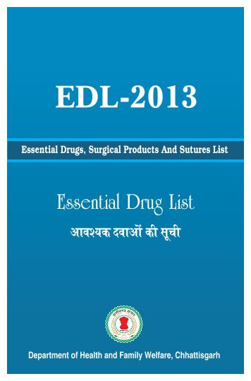 EDL Final 2013 upload - State Health Resource Centre, Chhattisgarh