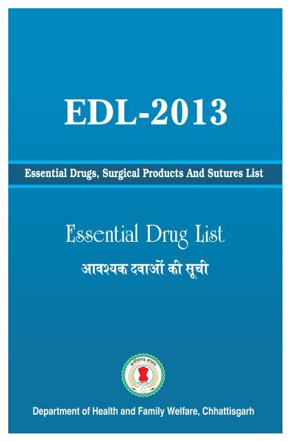 EDL Final 2013 upload - State Health Resource Centre, Chhattisgarh