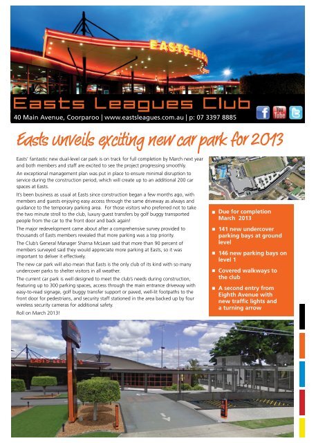 40 Main Avenue Coorparoo Easts Leagues Club