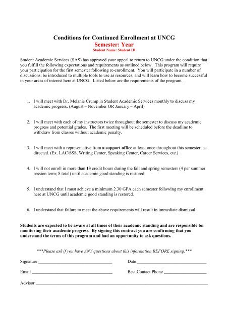 Dismissal Contract Template