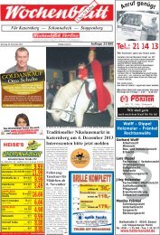 Wochenblatt Ausgabe vom 05.November 2013 - Schonnebeck