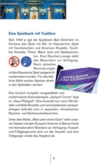 So wird gespielt - Spielbank Bad Dürkheim