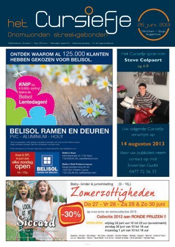 14 augustus 2013 - Cursiefje