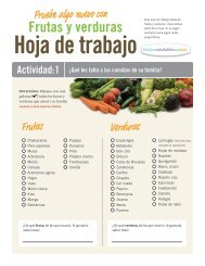 Frutas y verduras