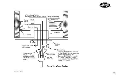 Installation and Operation Manual For Hunter Ceiling ... - Hunter Fan