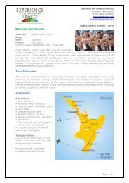 Grand Pacific Tours Northern Spectacular.pdf - Experience New ...