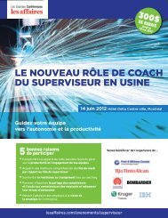 LE NOUVEAU RÃLE DE COACH DU SUPERVISEUR EN USINE - Stiq