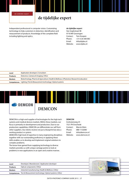 Photon - Dutch Photonics