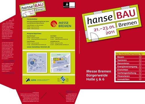 Messe Bremen Bürgerweide Halle 5 & 6 - hanseBAU