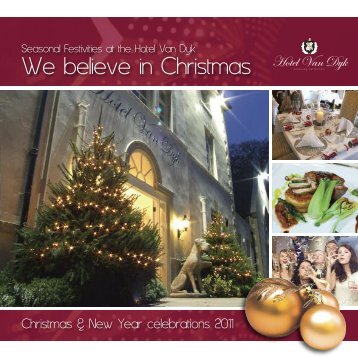 We believe in Christmas - Hotel Van Dyk