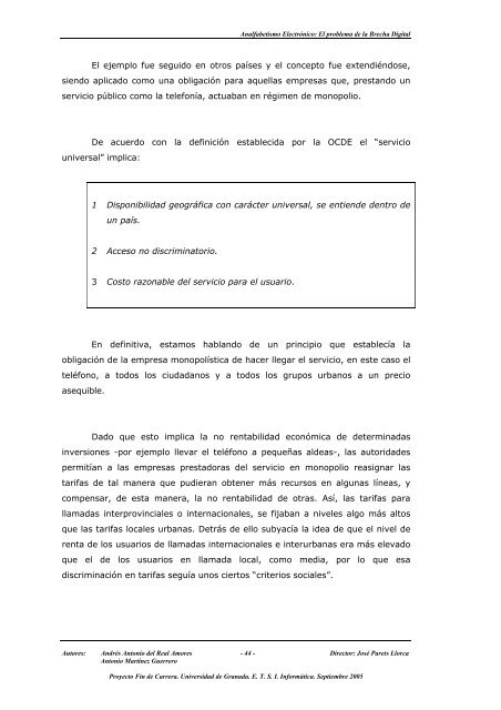 Analfabetismo ElectrÃ³nico - Departamento de Lenguajes y Sistemas ...