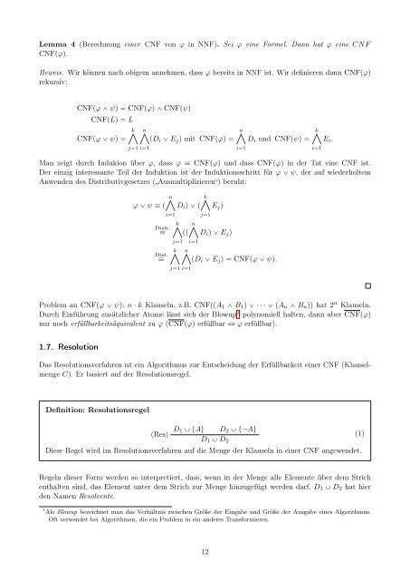 Grundlagen der Logik und Logikprogrammierung