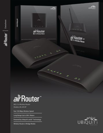 Technical Specs / Datasheet AirRouter - Euro DK