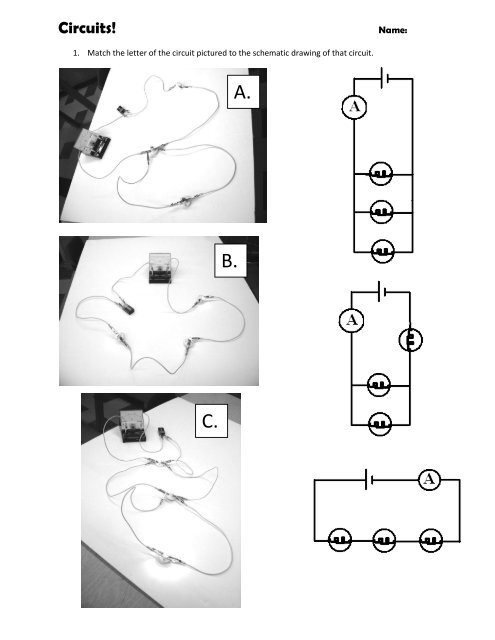 Circuits Worksheet