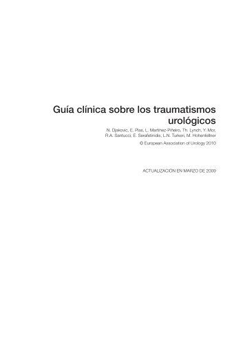 18- GUIA CLINICA SOBRE TRAUMATISMOS UROLOGICOS