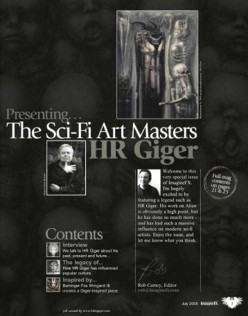HR Giger Interview - the little HR Giger Page