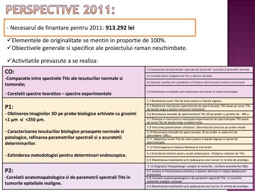 Aplicatii biomedicale ale spectroscopiei de THZ: Diagnosticarea