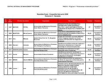 rezultate finale evaluare