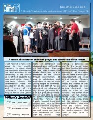 June 2012; Vol 2. Iss 5. - First United Methodist Church of Port Orange