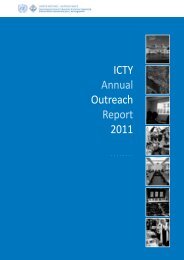 ICTY Annual Outreach Report 2011