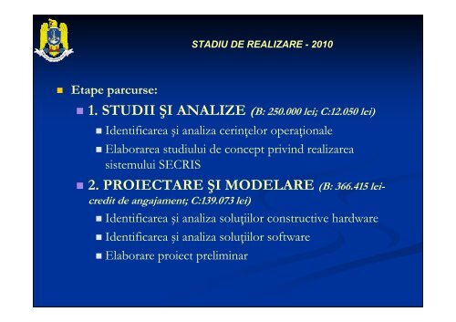 Sistem pentru detectia, clasificarea si identificarea factorilor