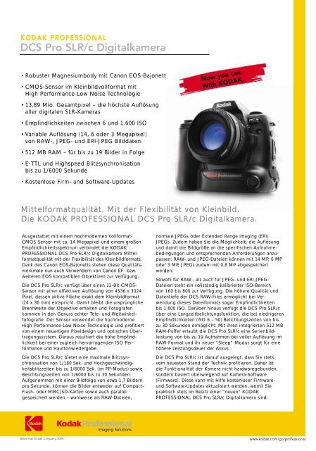 DCS Pro SLR/c Digitalkamera - GM-Foto