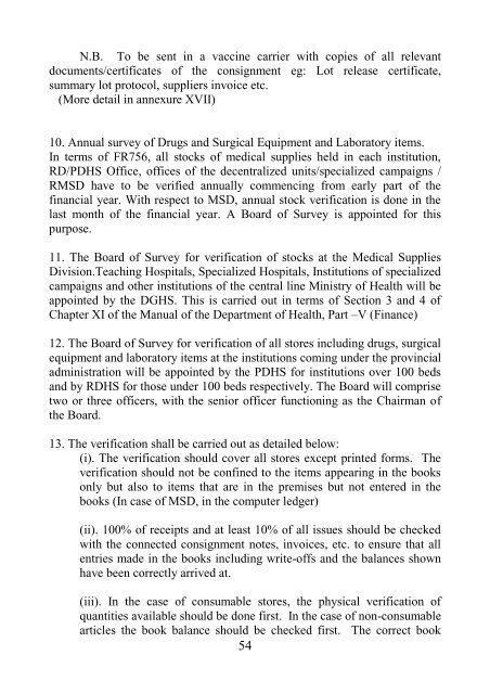 manual on management of drugs