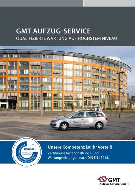 GMT AufzuG-Service - Tepper Aufzüge GmbH