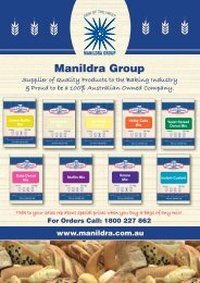 Supplier of Quality Products to the Baking Industry ... - Manildra Group