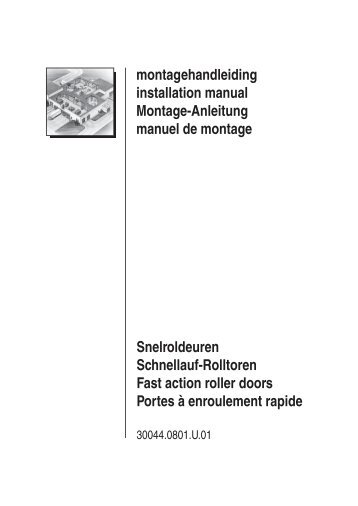 Guide de montage - Novoferm Industrie