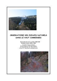 observatoire des espaces naturels dans le haut comminges