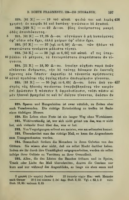 Die Fragmente der Vorsokratiker, griechisch und deutsch