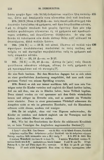 Die Fragmente der Vorsokratiker, griechisch und deutsch