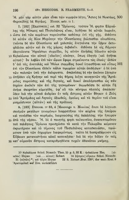 Die Fragmente der Vorsokratiker, griechisch und deutsch