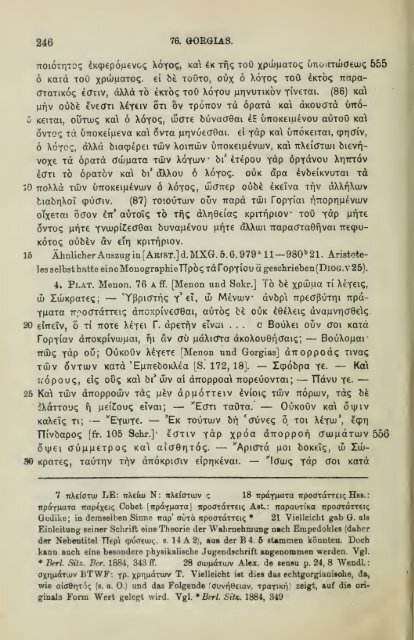 Die Fragmente der Vorsokratiker, griechisch und deutsch