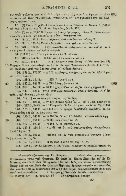 Die Fragmente der Vorsokratiker, griechisch und deutsch