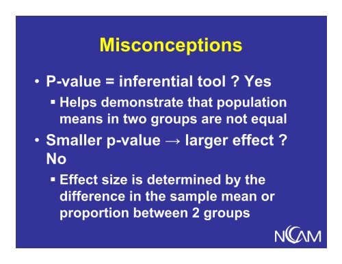 Overview of Hypothesis Testing