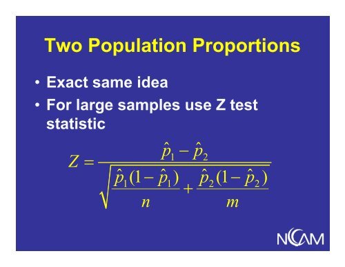 Overview of Hypothesis Testing