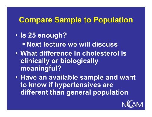 Overview of Hypothesis Testing