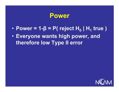 Overview of Hypothesis Testing