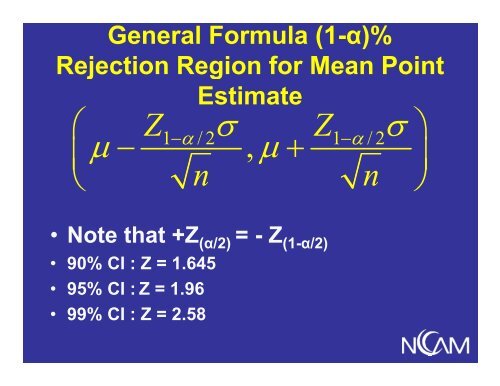 Overview of Hypothesis Testing