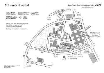 08050112 - SLH Map & Key - Bradford Teaching Hospitals NHS ...