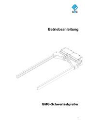 Betriebsanleitung - GMG - Gesellschaft für modulare Greifersysteme ...