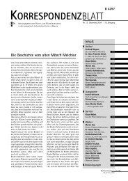 Ausgabe 2004 - Dezember - Pfarrer- und Pfarrerinnenverein