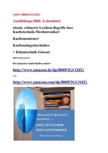 Einstieg / Grundlagen fuer Kaeltemonteure (Kaeltetechnik-Begriffe verstehen)